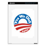 Yes We Did, Again! Decal For iPad 3