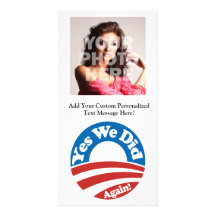 Yes We Did, Again! Photo Card