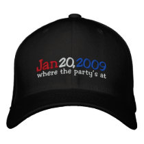 Yes We Did Barack Obama Official Party Hat embroidered hats by yes_we_did Yes We Did Barack Obama Official Party Hat embroidered hats