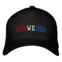 Yes We Did Embroidered Cap embroidered hats by stitchshop Yes We Did Embroidered Cap embroidered hats