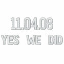 Yes We Did Embroidered Hoodie embroidered shirts by democrattotheend Yes We Did Embroidered Hoodie embroidered shirts