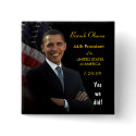 Yes We Did - Inauguration Button