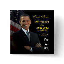 Yes We Did - Inauguration Button by inauguration_2009 Yes We Did - Inauguration Button