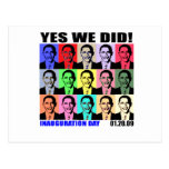 Yes We Did! Inauguration Day Postcards