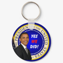 Yes We Did Key ring keychains by inauguration_2009 Yes We Did Key ring keychains
