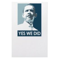 Yes we did Poster 1 Stationery Design