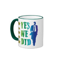 Yes We Did Rainbow Mugs