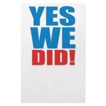 YES WE DID STATIONERY