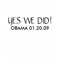 YES WE DID! t-shirts