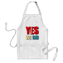 Yes We Did Voted Obama aprons
