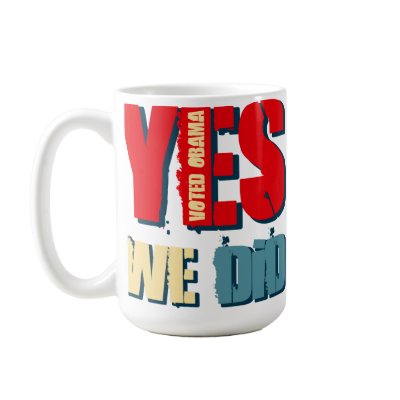 Yes We Did Voted Obama Coffee Mugs by TeeShirtsTShirts