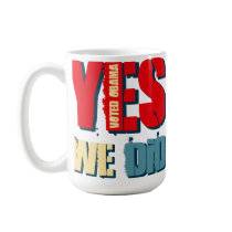 Yes We Did Voted Obama mugs by TeeShirtsTShirts Yes We Did Voted Obama mugs