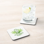 YES WEED CAN.png Drink Coaster