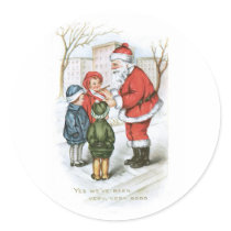 Yes We've Been Very Good Round Sticker