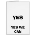 YES, YES WE CAN cards by VIKINGJIM YES, YES WE CAN cards