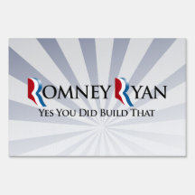 YES YOU DID BUILD THAT -.png Lawn Sign