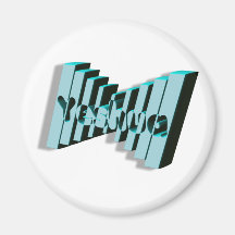 Yeshua Domino Bleu 3D Fridge Magnet