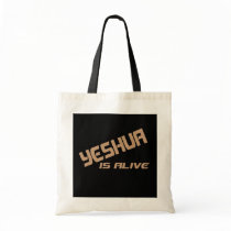 Yeshua is alive terre craquée fond noir bag