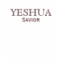 YESHUA, Savior t-shirts