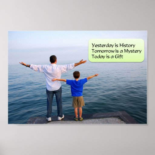 Yesterday Tomorrow and Today poster | Zazzle