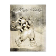 Yesterday's Snowman Postcard postcard