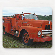 Yesteryears Old Red Firetruck Mouse Pad mousepads by JoniceC Yesteryears Old Red Firetruck Mouse Pad mousepads