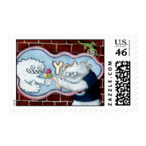 Yeti and his Logo Postage Stamps
