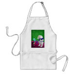 Yeti blowing Bubbles Apron