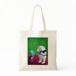 Yeti blowing Bubbles Canvas Bags