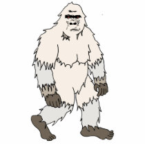 Yeti Cutout Magnet/Sculpture Acrylic Cut Outs
