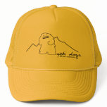 Yeti Lone Peak Trucker Hat (Dark Logo)
