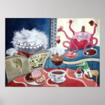 Yeti's Coffee in The Morning Posters