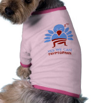 Yew We Can Tryptophan pet clothing by AmericanElephant Yew We Can Tryptophan pet clothing
