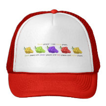 "Yeyow Grapes" (with Quote) Mesh Hat