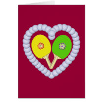 YG Ping Pong Flower Heart Cards
