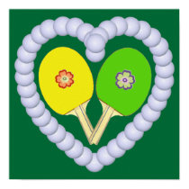 YG Ping Pong Flower Heart