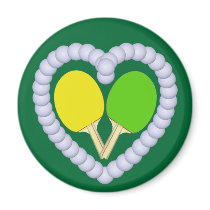 YG Ping Pong Paddle Heart