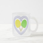 YG Ping Pong Paddle Heart Mug