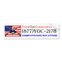 YGC Radio Bumper Sticker bumper stickers