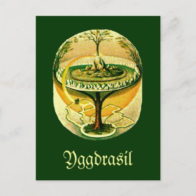 Yggdrasil, Tree Of Life Post Cards