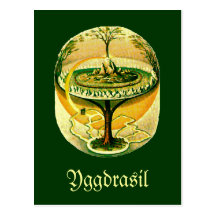 Yggdrasil, Tree Of Life Post Cards