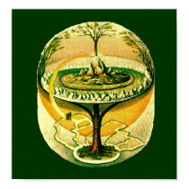 Yggdrasil, Tree Of Life posters by vintagetreasurechest Yggdrasil, Tree Of Life posters