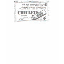 Yiddish Chiclets Ad t-shirts