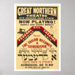 Yiddish Theatre Tailor 1938 WPA Poster