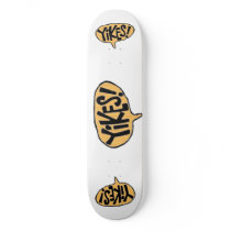 Yikes Cartoon Bubble Skateboard
