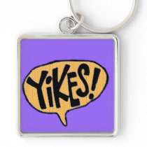 Yikes! Cartoon Exclamation Key Chain