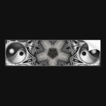 Yin and Yang bumper stickers