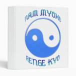 Yin and Yang 'Nam Myoho Renge Kyo' Buddhism Binder