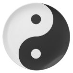 Yin and Yang Party Plate