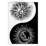 Yin and yang sign - Sun vs Moon cards